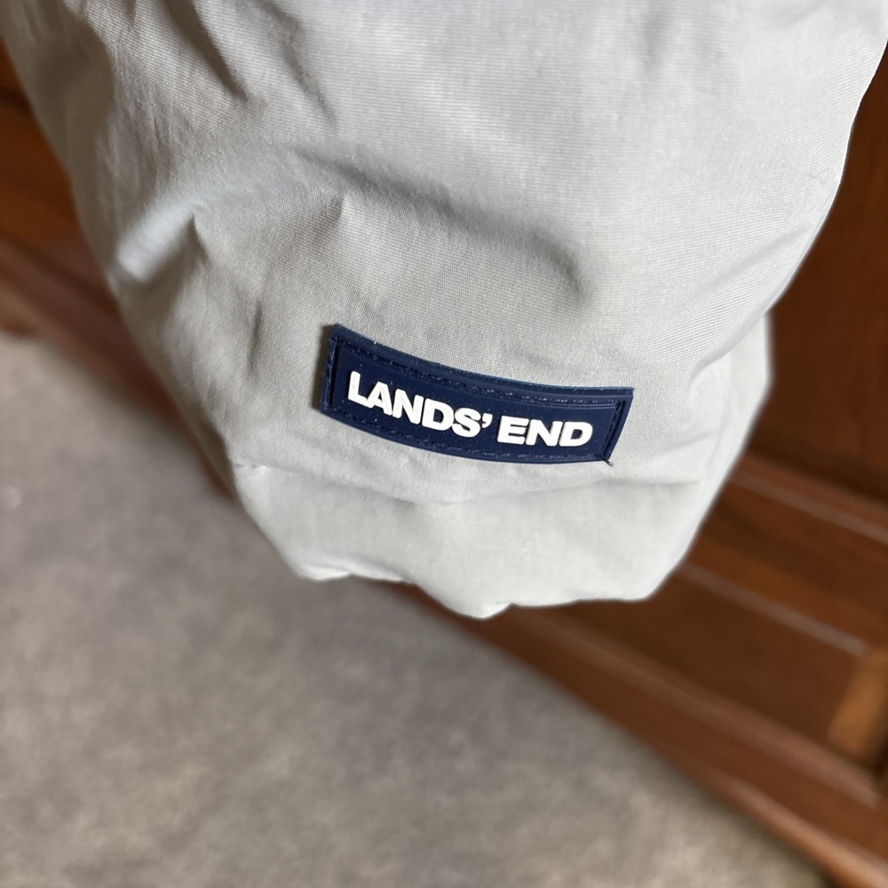 NWT Lands End Women's Gray Hooded 2X 20W-22W Squall Long Parka Stadium Coat - Picture 3 of 16